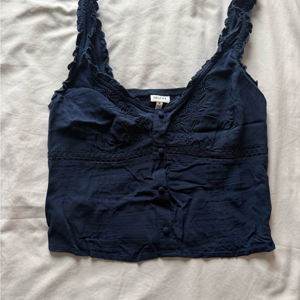 Blue Summer Tank Top